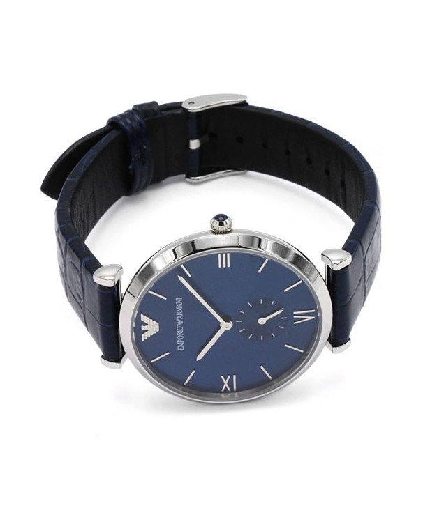 Emporio Armani Gianni T-Bar with Blue Dial Men's Watch