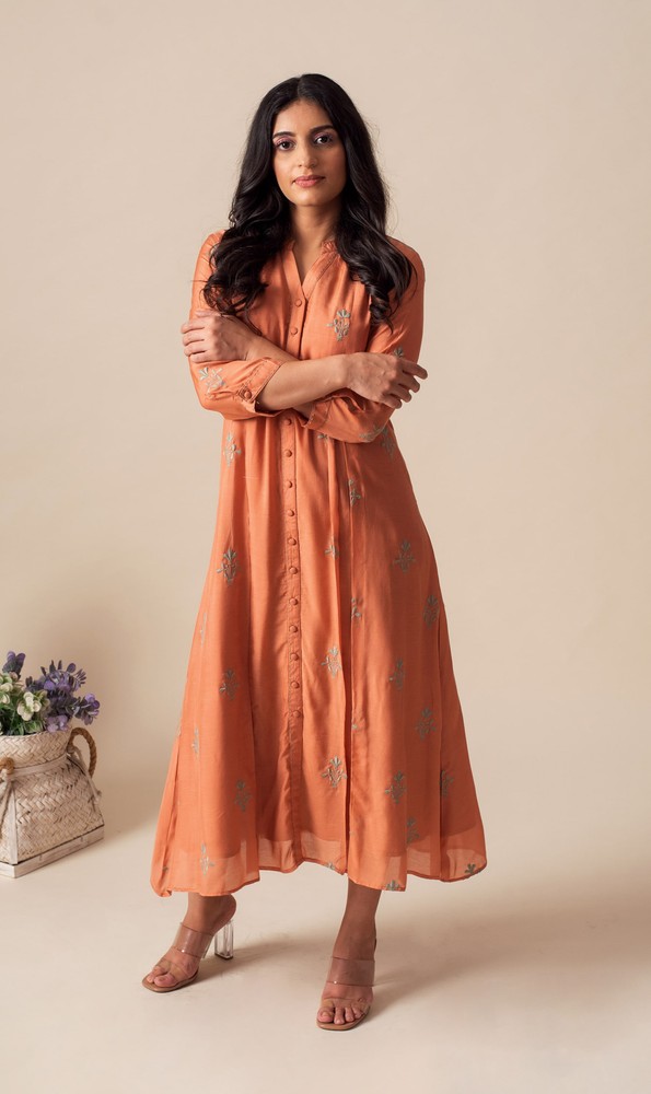 KAPRAAHA RUST MOROCCON TUNIC